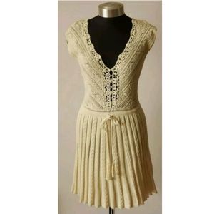 MODA INTERNATIONAL Crochet/Knit Dress, Size S
